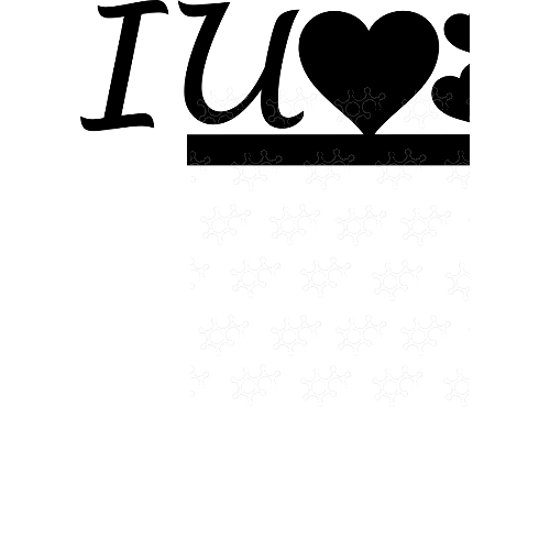 I <3 U + cuori 