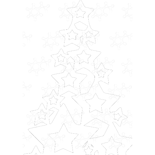 albero con stelle