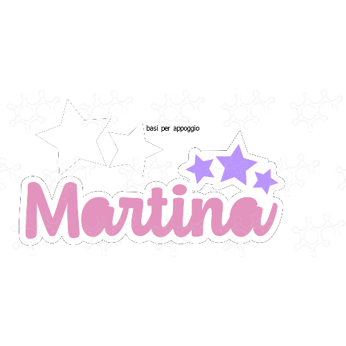 Nome Martina con stelle