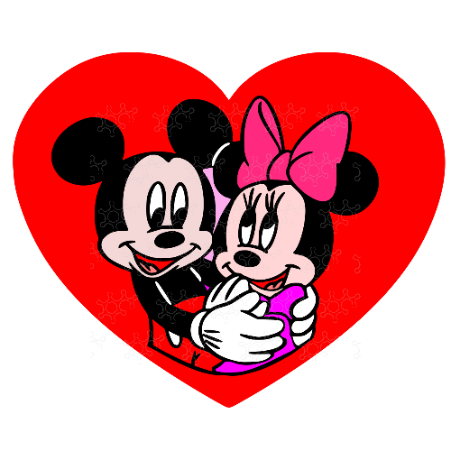 Minnie e Topolino San Valentino