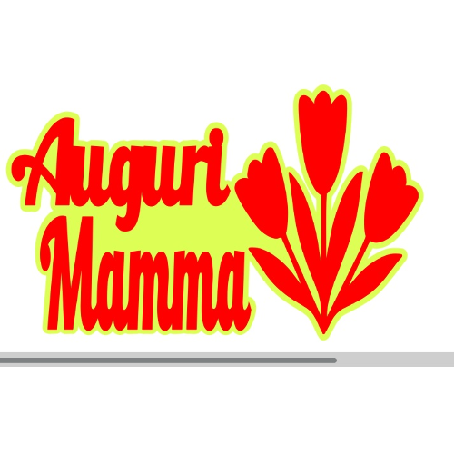 Auguri mamma + tulipani