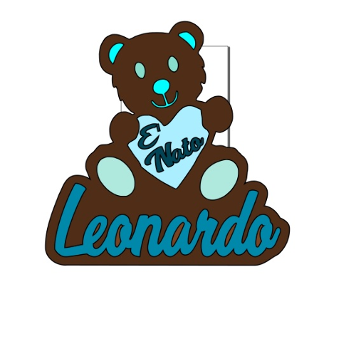 E' nato Leonardo con orso