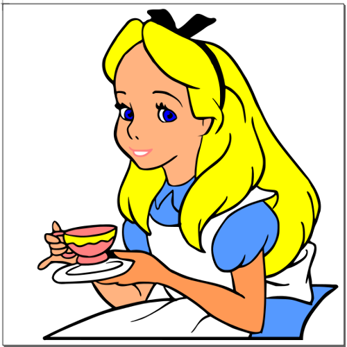 Alice personaggio 50 cm - x Oranje