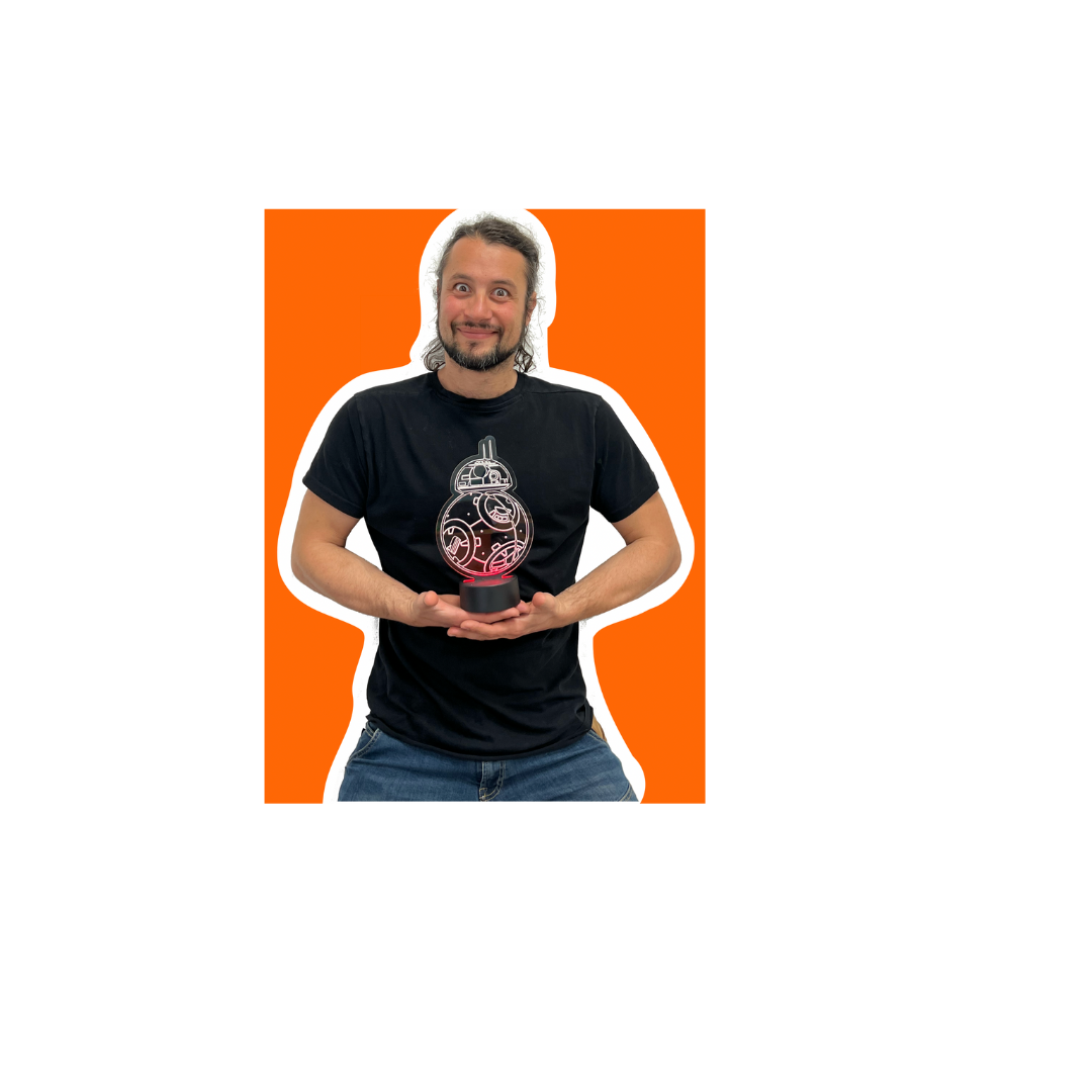 lampada BB8 