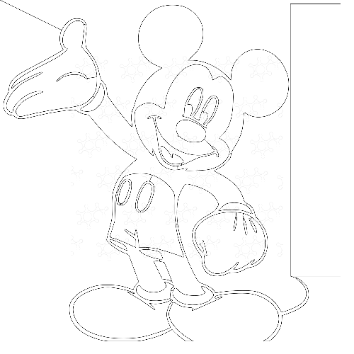 Topolino dimensioni 48 cm 