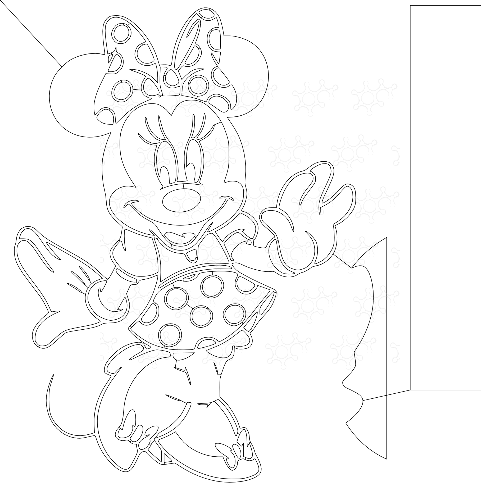 Minnie da 48 cm con base