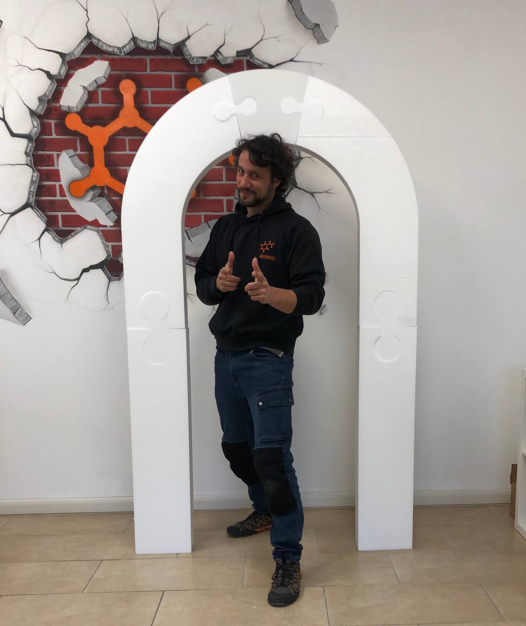 Arco smontabile per scenografie